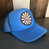 Hermosa Beach SUNBEAMS High Crown Trucker Hat - Col. Blue