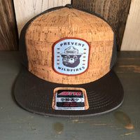 SMOKEY BEAR / PREVENT WILDFIRES Premium Cork Trucker Hat (Grey)