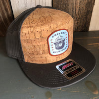 SMOKEY BEAR / PREVENT WILDFIRES Premium Cork Trucker Hat (Grey)