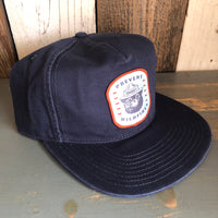 SMOKEY BEAR / PREVENT WILDFIRES - 5 Panel Low Profile Style Dad Hat - Navy
