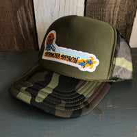 Hermosa Beach GOLDEN HOUR Trucker Hat - Camouflage/Olive