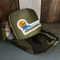 Hermosa Beach GOLDEN HOUR Trucker Hat - Camouflage/Olive