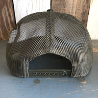 Hermosa Beach TUBULAR Camouflage 6 Panel Mid Profile Mesh Back Snapback Trucker Hat - Dark Green/Brown/Dark Olive Green