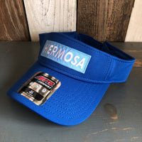 Hermosa Beach BLUE SUPREME HERMOSA - Cool Comfort Performance Polyester Cool Mesh Sun Visor - Royal Blue