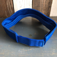 Hermosa Beach HERMOSA AVE Sun Visor Cool Comfort Performance Polyester Cool Mesh - Royal Blue