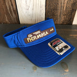 Hermosa Beach HERMOSA AVE Sun Visor Cool Comfort Performance Polyester Cool Mesh - Royal Blue