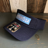 Hermosa Beach BLUE SUPREME HERMOSA - Cool Comfort Performance Polyester Cool Mesh Sun Visor - Navy