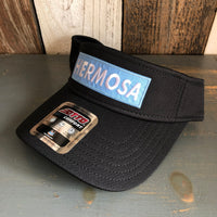 Hermosa Beach BLUE SUPREME HERMOSA - Cool Comfort Performance Polyester Cool Mesh Sun Visor - Black
