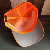 Hermosa Beach LIFEGUARD TOWER - 5 Panel Mid Profile Mesh Back Trucker Hat - Neon Orange
