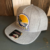 Hermosa Beach FIESTA Premium 5-Panel Mid Profile Snapback Hat - Grey