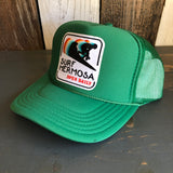 SURF HERMOSA :: OPEN DAILY High Crown Trucker Hat - Kelly Green