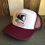 SURF HERMOSA :: OPEN DAILY Trucker Hat - Maroon/White/Maroon
