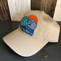 Hermosa Beach TUBULAR 6 Panel Low Profile Dad Hat - Khaki Brown