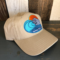 Hermosa Beach TUBULAR 6 Panel Low Profile Dad Hat - Khaki Brown