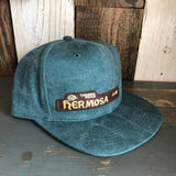 Hermosa Beach HERMOSA AVE 6 Panel Mid Profile Baseball Cap - Dark Green