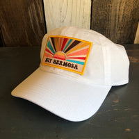 Hermosa Beach MUY HERMOSA 6 Panel Low Profile Style Dad Hat - White