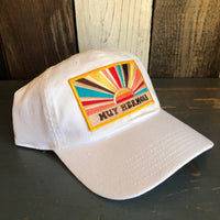 Hermosa Beach MUY HERMOSA 6 Panel Low Profile Style Dad Hat - White