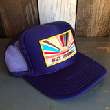 Hermosa Beach MUY HERMOSA High Crown Trucker Hat - Purple