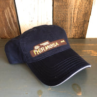 Hermosa Beach HERMOSA AVE - 6 Panel Low Profile Style Dad Hat with Velcro Closure - Navy/Navy/Khaki