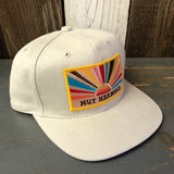 Hermosa Beach MUY HERMOSA 6 Panel Mid Profile Baseball Cap  - Brushed Bull Denim