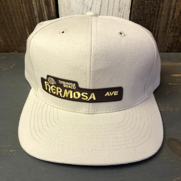 Hermosa Beach HERMOSA AVE 6 Panel Mid Profile Baseball Cap  - Brushed Bull Denim