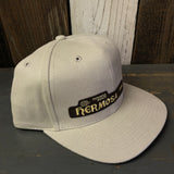 Hermosa Beach HERMOSA AVE 6 Panel Mid Profile Baseball Cap  - Brushed Bull Denim