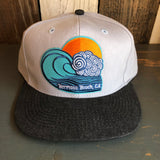 Hermosa Beach TUBULAR 6 Panel Mid Profile Baseball Cap - Brushed Bull Denim
