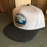 Hermosa Beach SHOREFRONT 6 Panel Mid Profile Baseball Cap - Brushed Bull Denim
