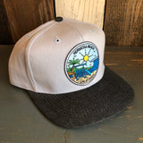 Hermosa Beach SHOREFRONT 6 Panel Mid Profile Baseball Cap - Brushed Bull Denim