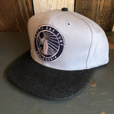 SOUTH BAY SURF (Navy Colored Patch) 6 Panel Mid Profile Baseball Cap - Brushed Bull Denim