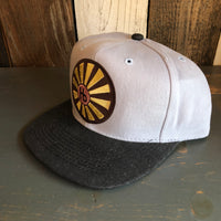 Hermosa Beach SUNBEAMS 6 Panel Mid Profile Baseball Cap - Brushed Bull Denim