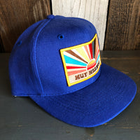 Hermosa Beach MUY HERMOSA 6 Panel Mid Profile Baseball Cap - Royal Blue