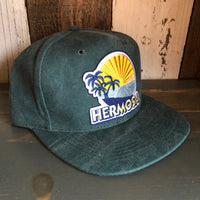 Hermosa Beach FIESTA 6 Panel Mid Profile Baseball Cap - Dark Green