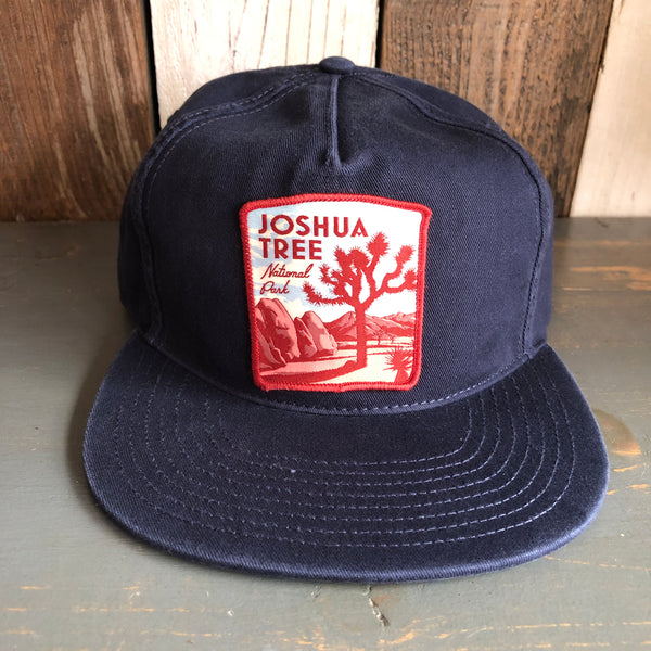 JOSHUA TREE NATIONAL PARK - 5 Panel Low Profile Style Dad Hat - Navy