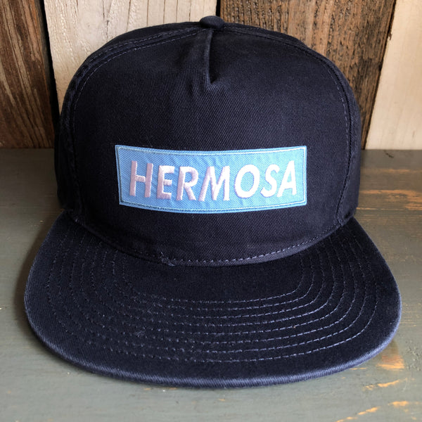 Hermosa Beach BLUE SUPREME HERMOSA - 5 Panel Low Profile Style Dad Hat - Navy