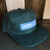 Hermosa Beach BLUE SUPREME HERMOSA 6 Panel Mid Profile Baseball Cap - Dark Green