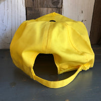 Hermosa Beach HERMOSA AVE 5 Panel High Crown Baseball Cap - Black/Yellow