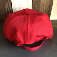 Hermosa Beach SUNBEAMS 5 Panel High Crown Baseball Cap - Black/Red