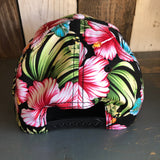 SO FAR...SO BUENO Hawaiian Pattern 6 Panel Low Profile Baseball Cap - A ‘o ia (Curved Brim)