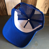 Hermosa Beach SHOREFRONT 5 Panel Mid Profile Mesh Back Trucker Hat - Royal Blue
