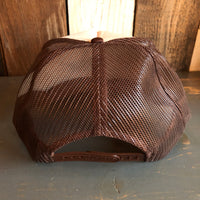 Hermosa Beach THE NEW STYLE Trucker Hat - Brown/Khaki