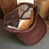 Hermosa Beach THE NEW STYLE Trucker Hat - Brown/Khaki