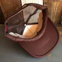Hermosa Beach OBLIGATORY SUNSET Trucker Hat - Brown/Khaki