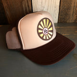 Hermosa Beach SUNBEAMS Trucker Hat - Brown/Khaki