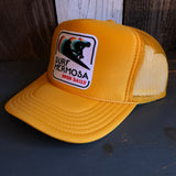 SURF HERMOSA :: OPEN DAILY High Crown Trucker Hat - Gold