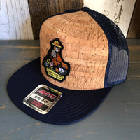 I THINK I LOVE YOU, SMOKEY BEAR Trucker Hat Premium Cork Trucker Hat (Navy Blue)