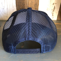 I THINK I LOVE YOU, SMOKEY BEAR Trucker Hat Premium Cork Trucker Hat (Navy Blue)