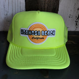 Hermosa Beach HIGH HEAT Trucker Hat - Neon Yellow