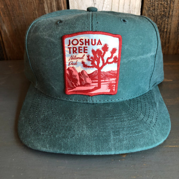 JOSHUA TREE NATIONAL PARK 6 Panel Mid Profile Baseball Cap - Dark Green