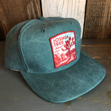 JOSHUA TREE NATIONAL PARK 6 Panel Mid Profile Baseball Cap - Dark Green